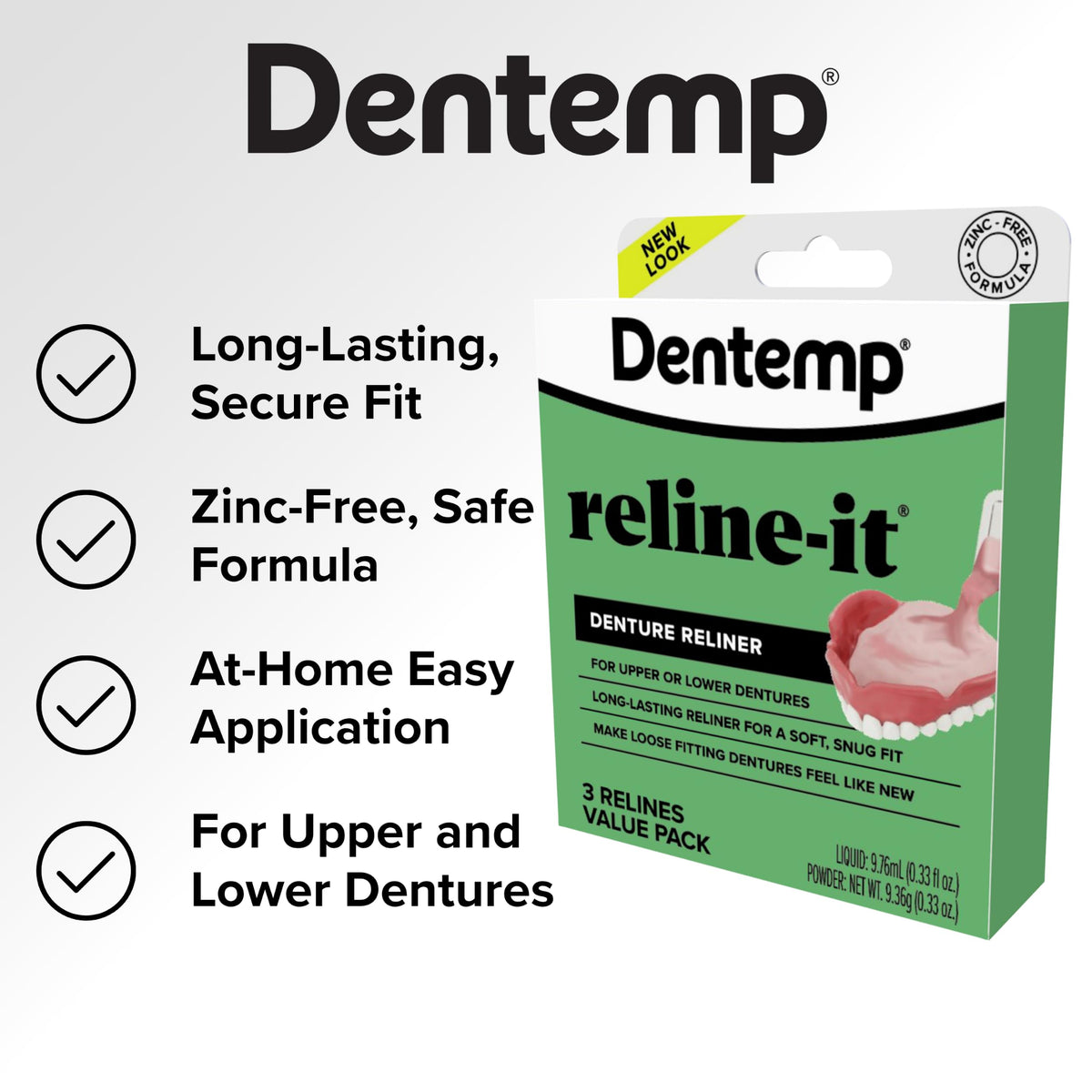 Denture Reline Kit 3 Pack B267