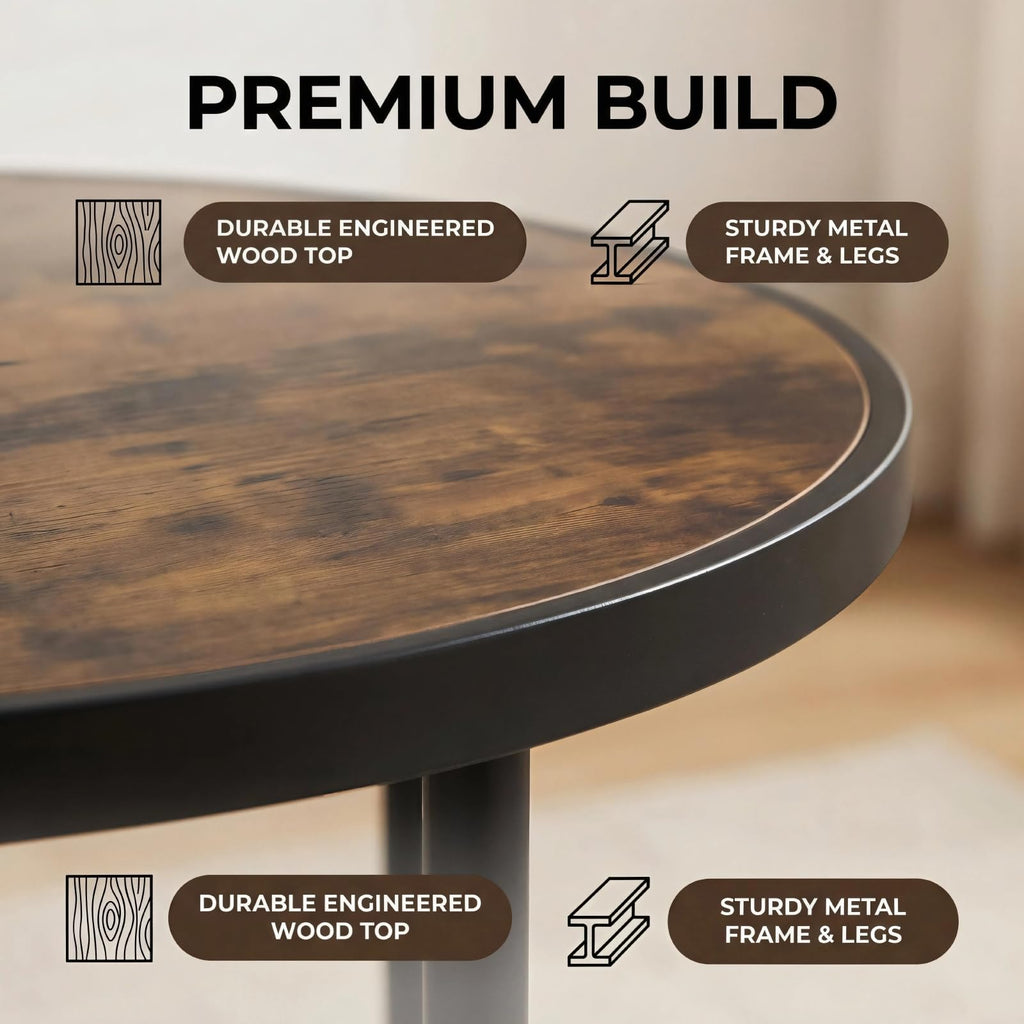 Round Wood Coffee Table W658253