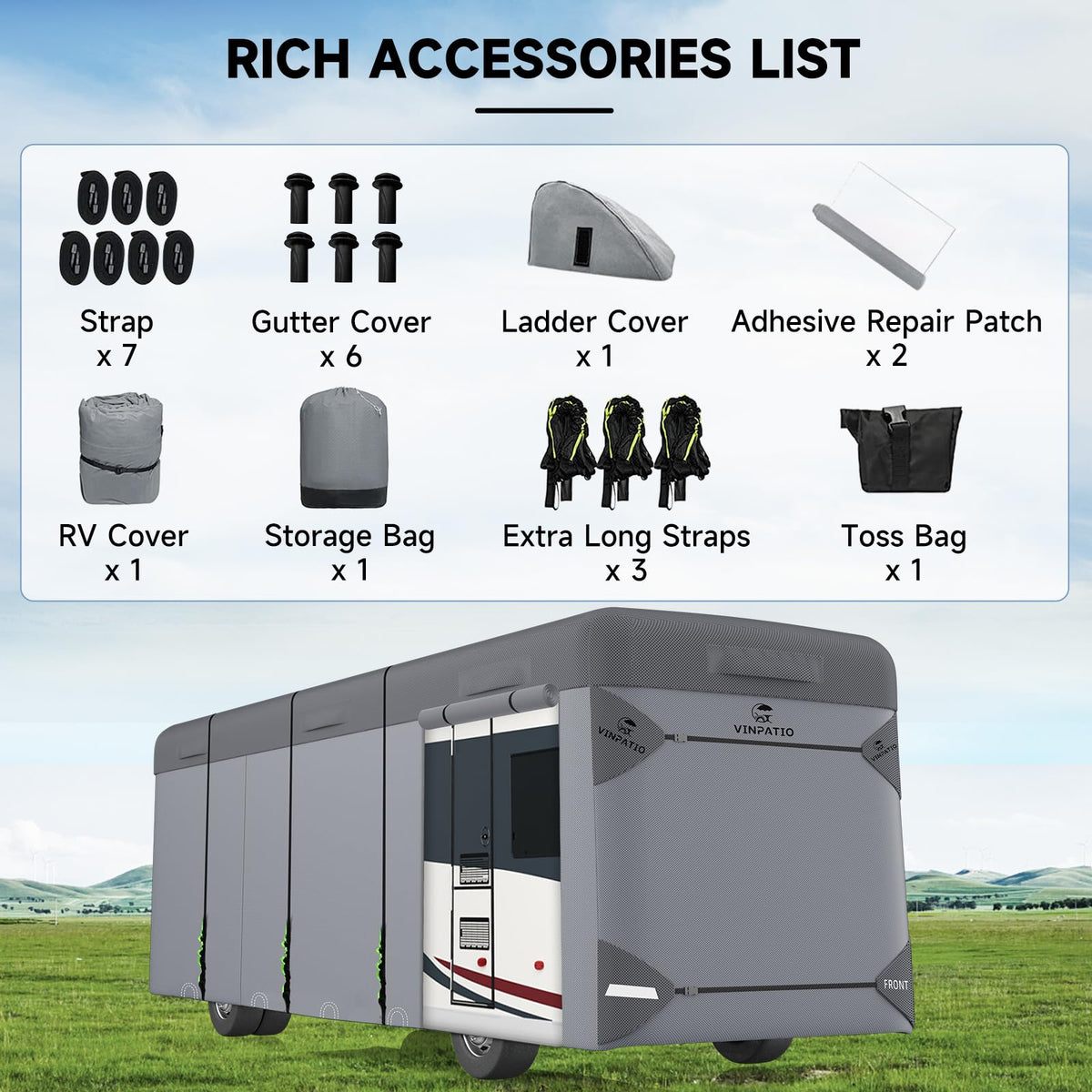 Class A RV Cover 7 Layers 31'-34' F960857