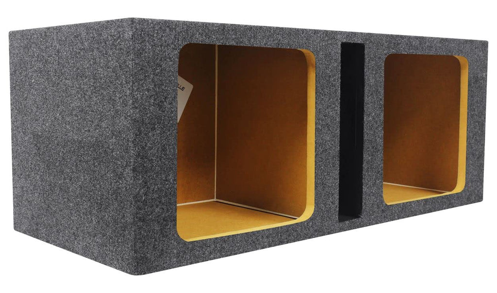Dual 12" Vented Car Subwoofer Enclosure J982
