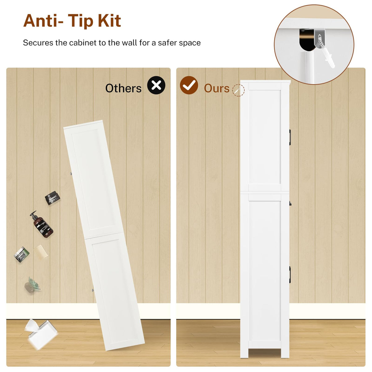 Pantry Cabinet with Barn Doors F976644