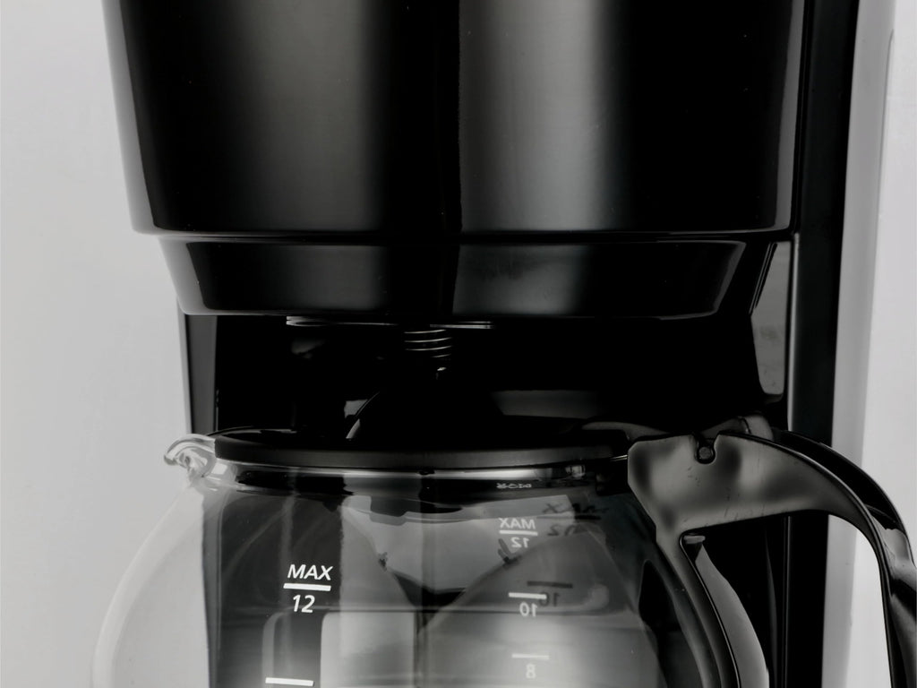 Black 12-cup programmable drip coffee maker I23444