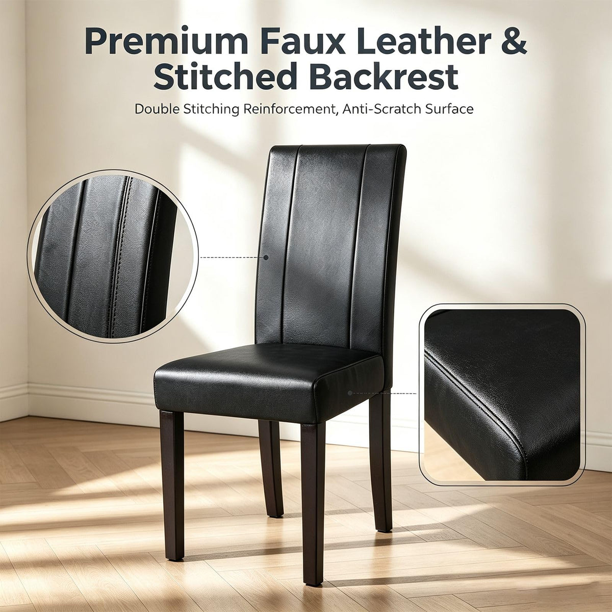 Upholstered Dining Chairs Set of 6 C104658