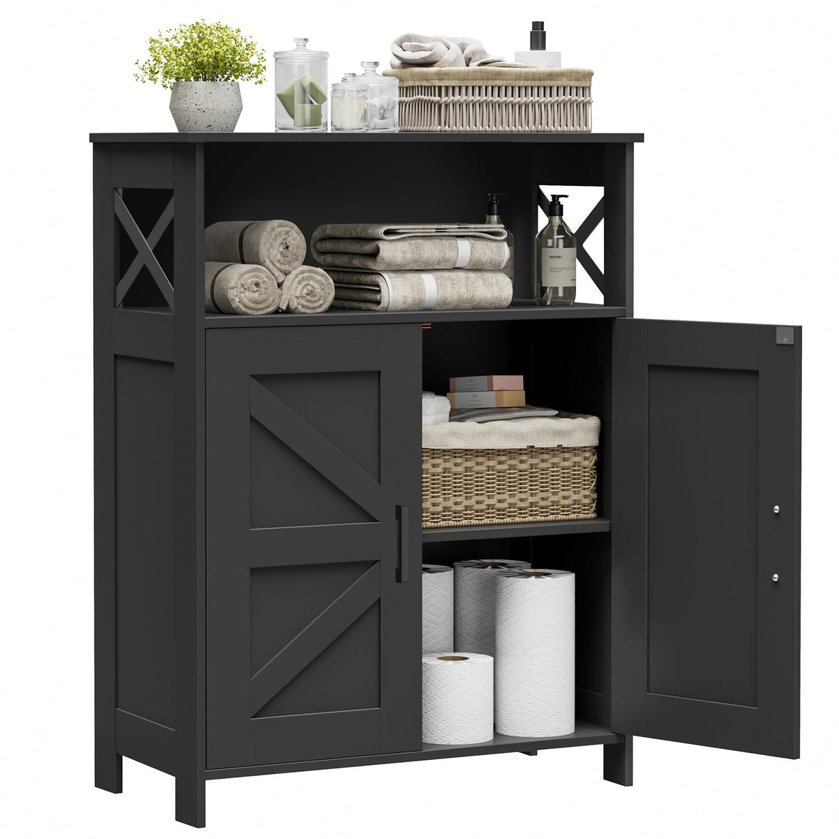 Bathroom Storage Cabinet with Doors T89122