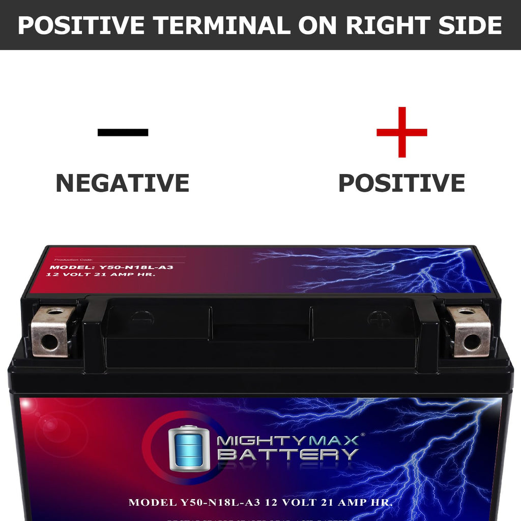 12 Volt 21 AH 350 CCA Rechargeable Maintenance Free SLA AGM Motorcycle Battery E206
