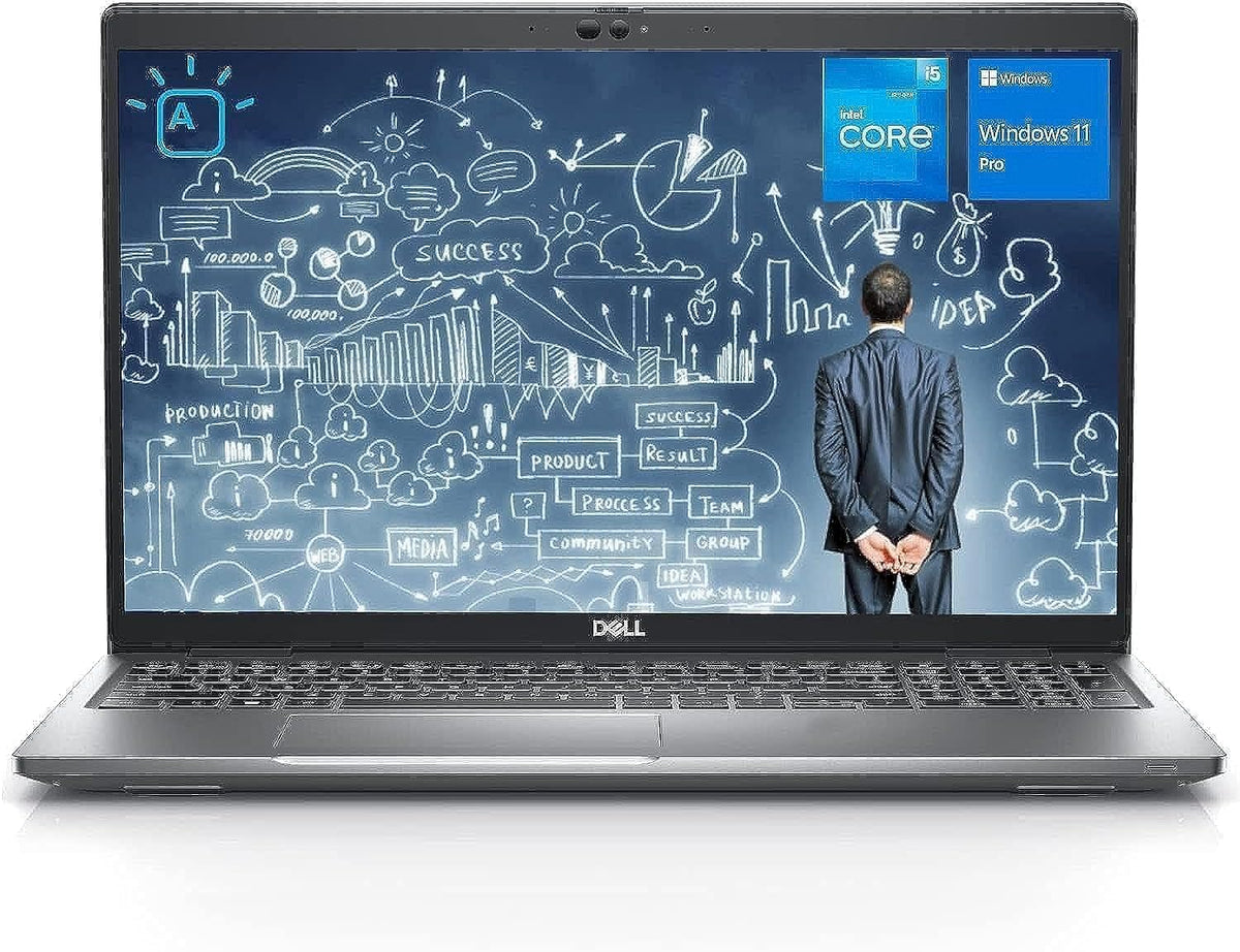15.6" FHD Laptop Core i5 256GB SSD 16GB RAM Win 11 Pro Black F75977