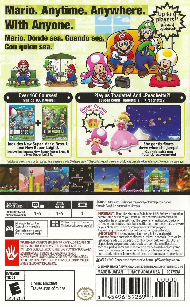 New Super Mario Bros. U Deluxe - Nintendo Switch U7663