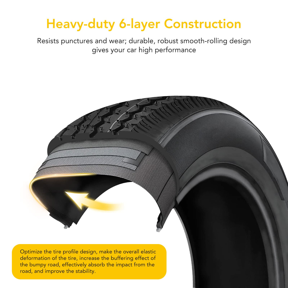 5.3-12 Trailer Tires Load Range C 6PR R426764