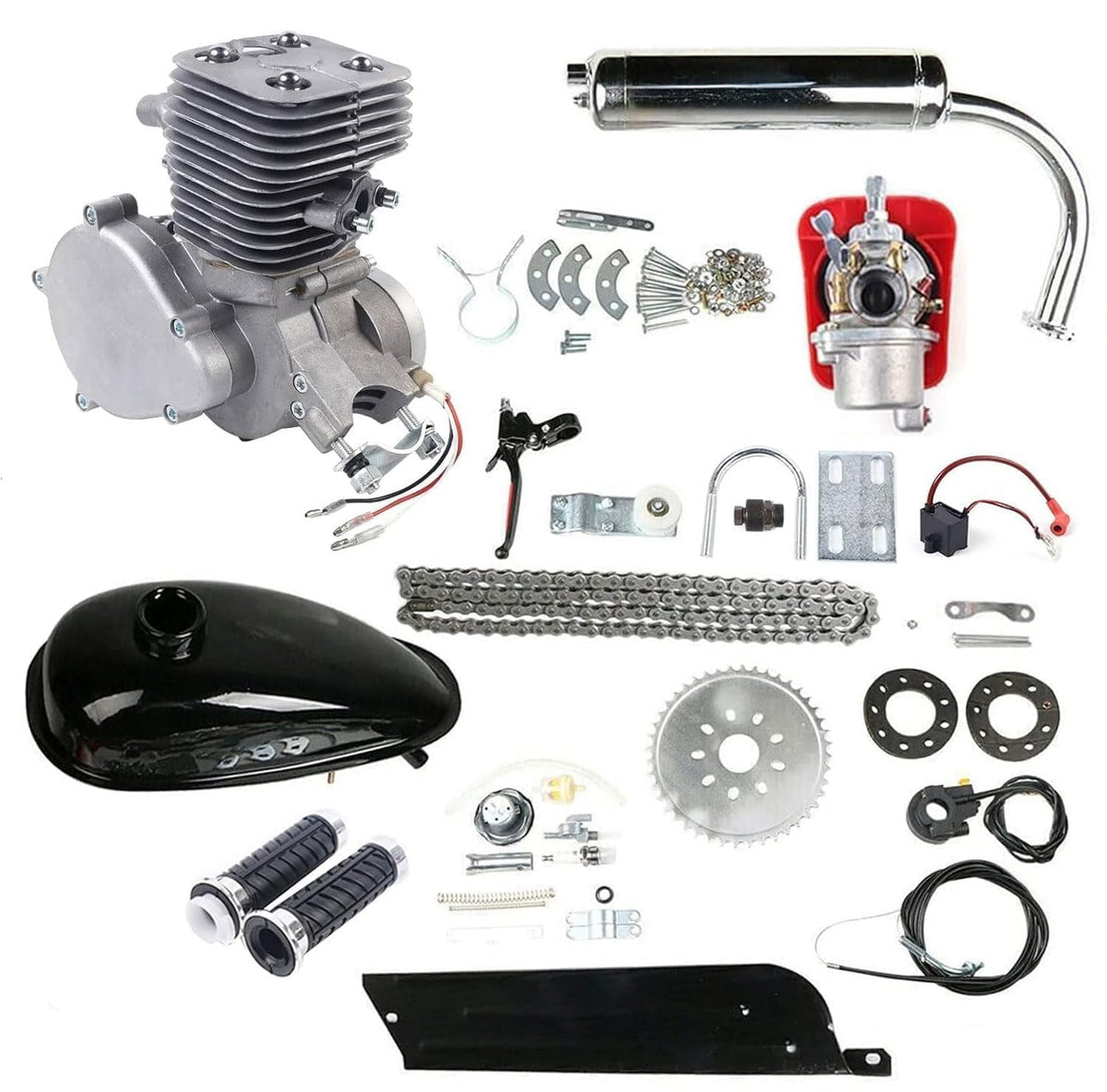 100CC 2 Stroke Air Cooling Bicycle Engine Kit with 36-Tooth Sprocket K123