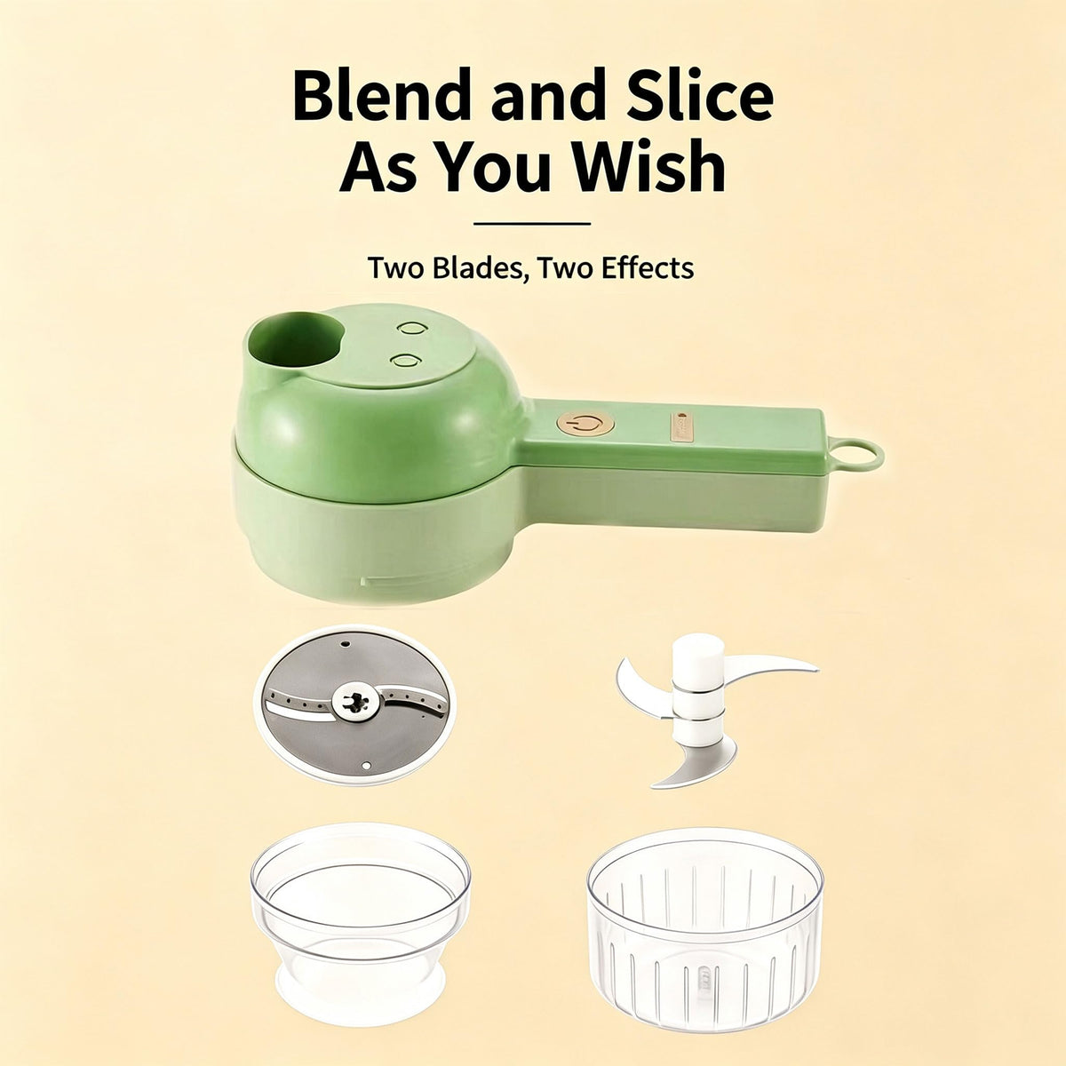 5-in-1 Electric Food Chopper and Slicer J6066