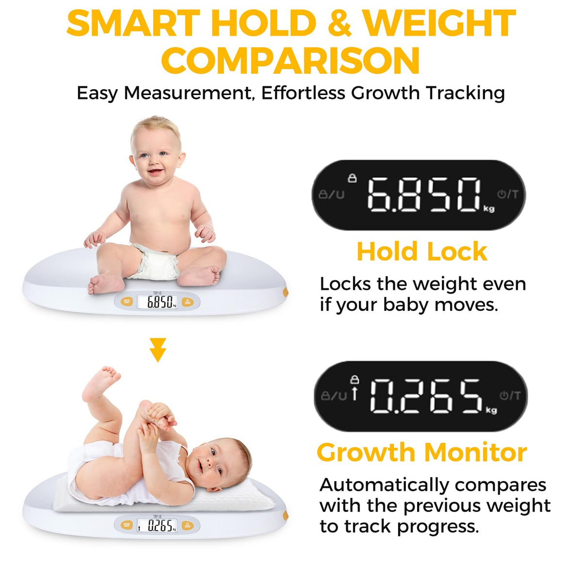 Digital Baby Scale with Height Measuring Tape C3571