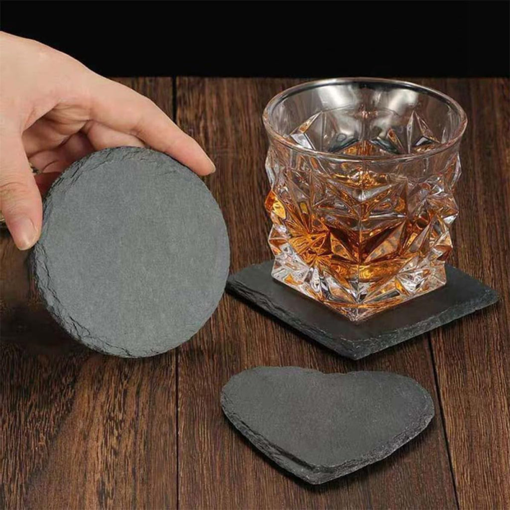 12pcs Natural Stone Table Coasters W292