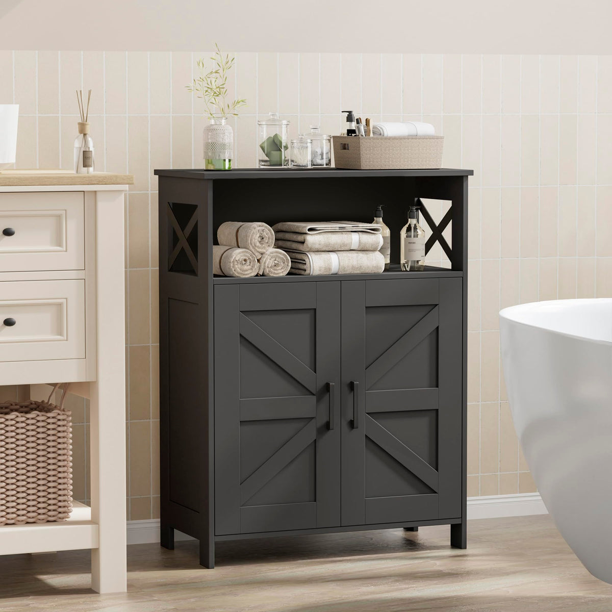 Bathroom Storage Cabinet with Doors T89122