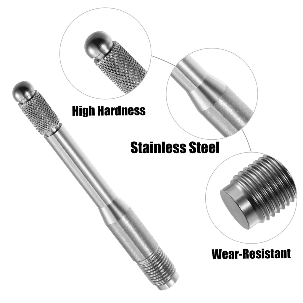 M14x1.5 Wheel Alignment Pin Mounting Tool Silver Tone C298915