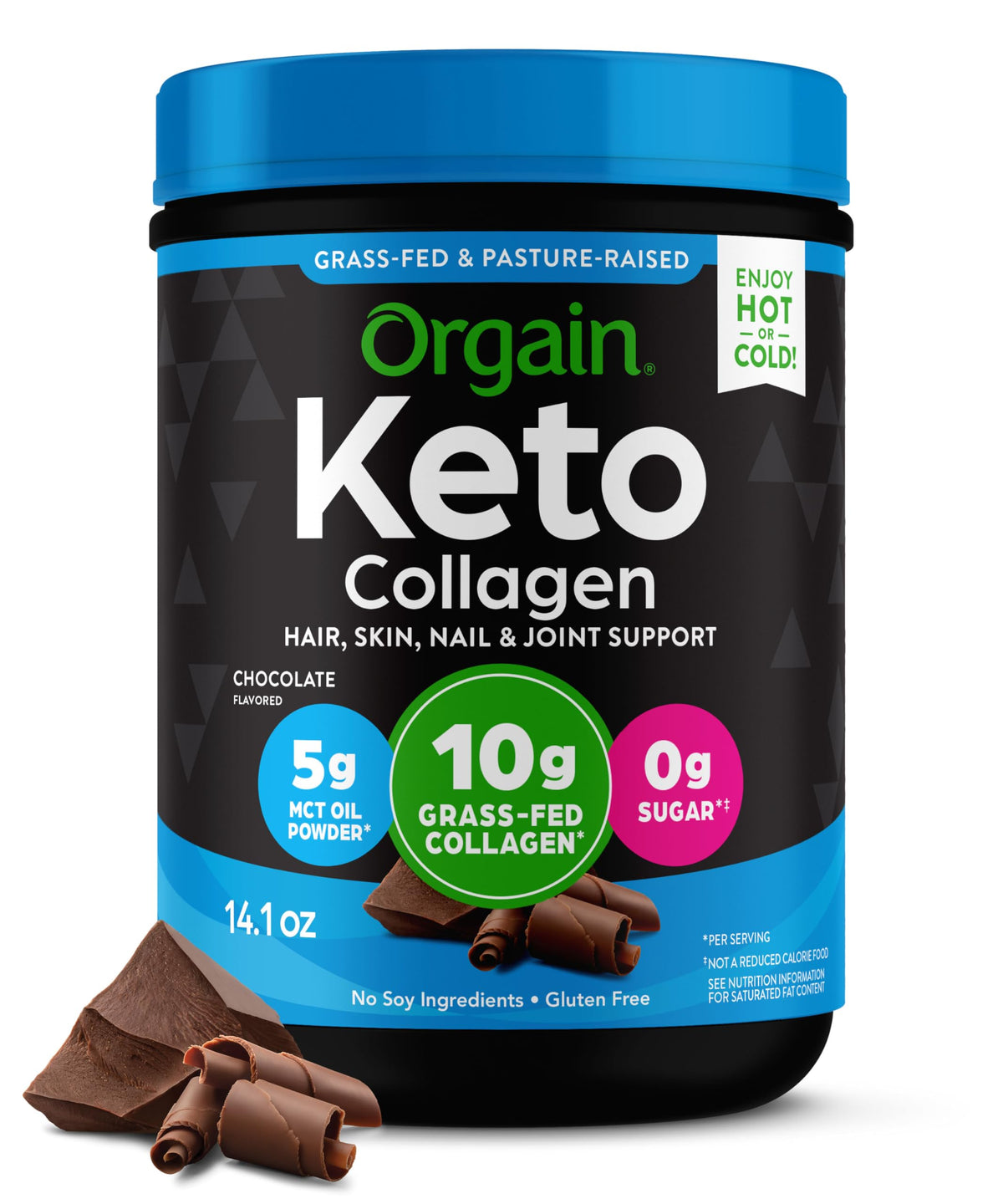 Chocolate Grass Fed Hydrolyzed Collagen Protein Powder F1515