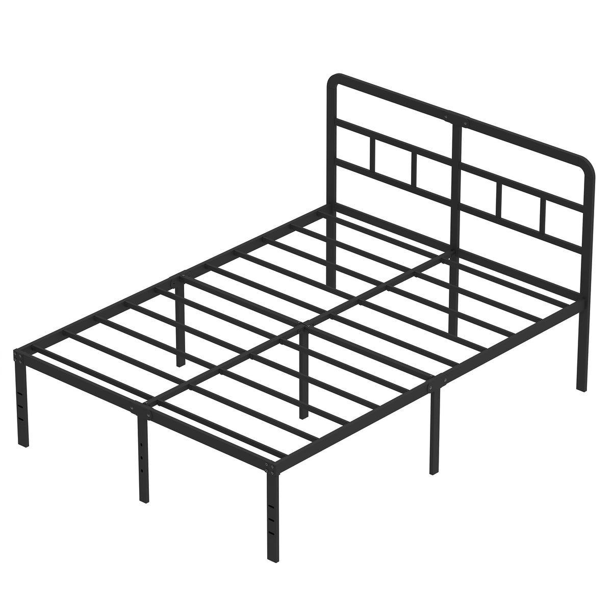 18 Inch Metal Queen Bed Frame with Headboard K459