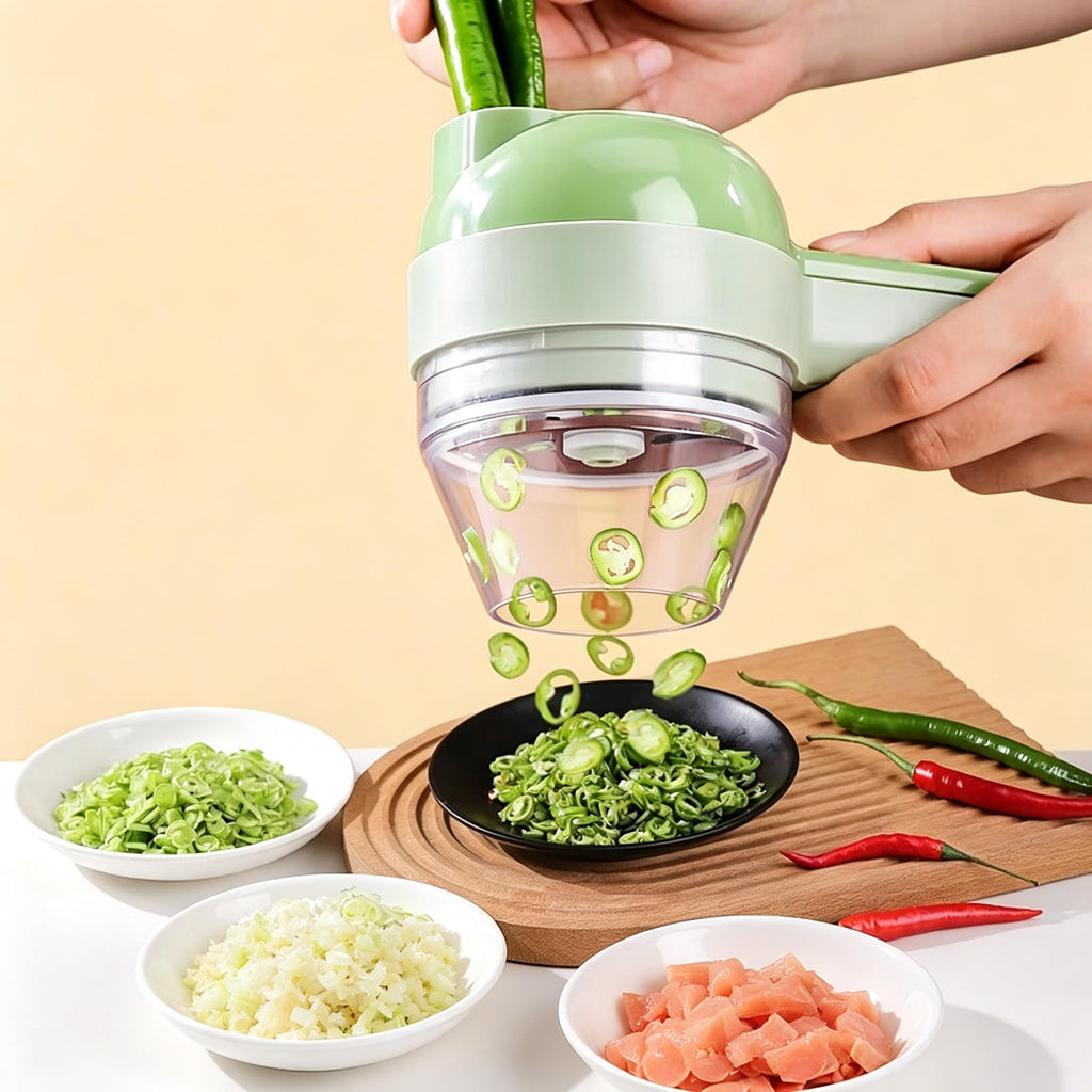 5-in-1 Electric Food Chopper and Slicer J6066