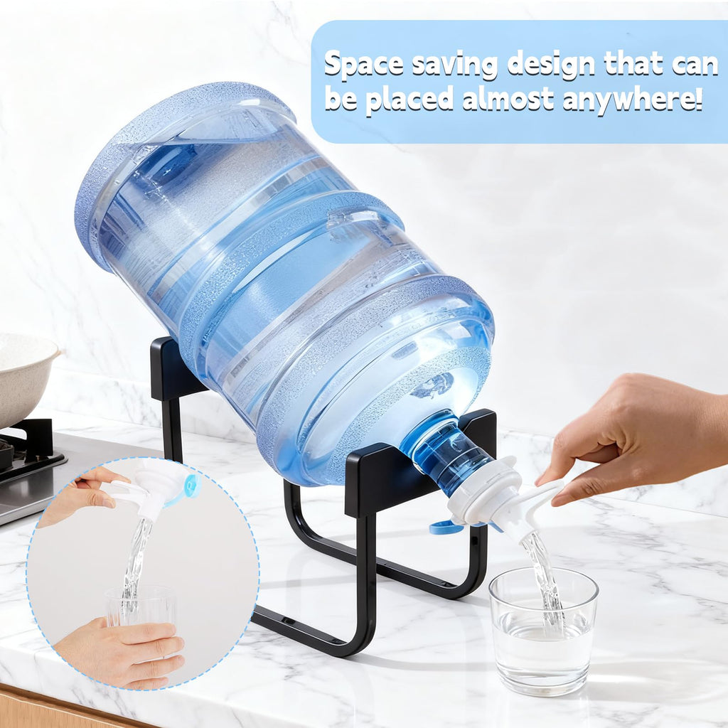 3-5 Gallon Water Jug Stand with Dispenser Valves V856