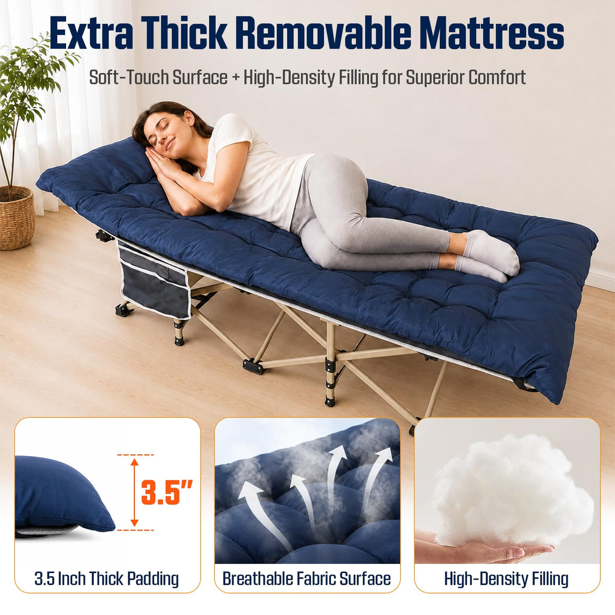 Camping Cot with Mattress R595