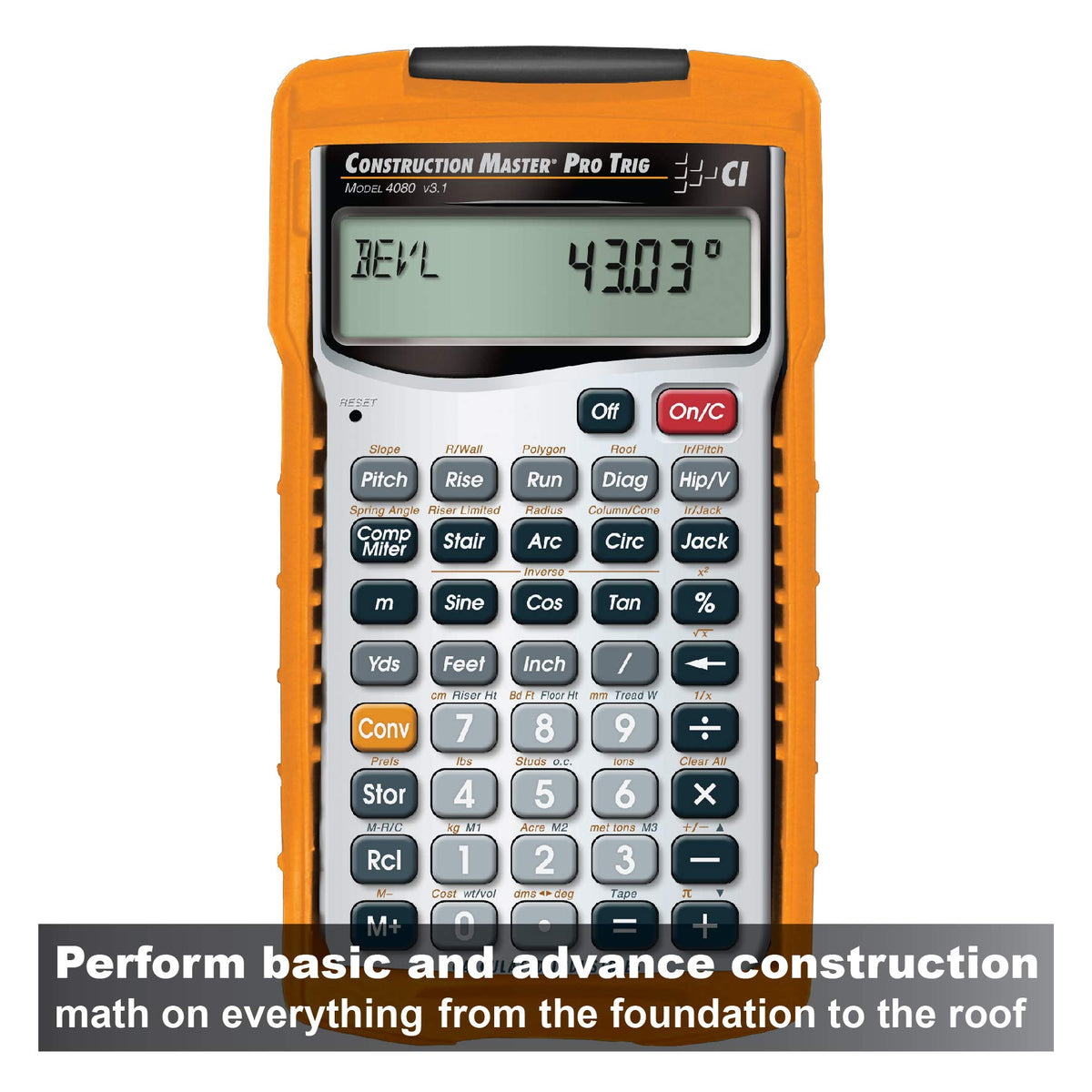Construction Calculator with Case A47899