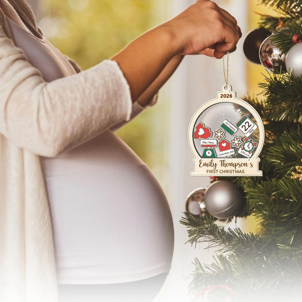 Baby's First Christmas Ornament 2026 Spherical L710