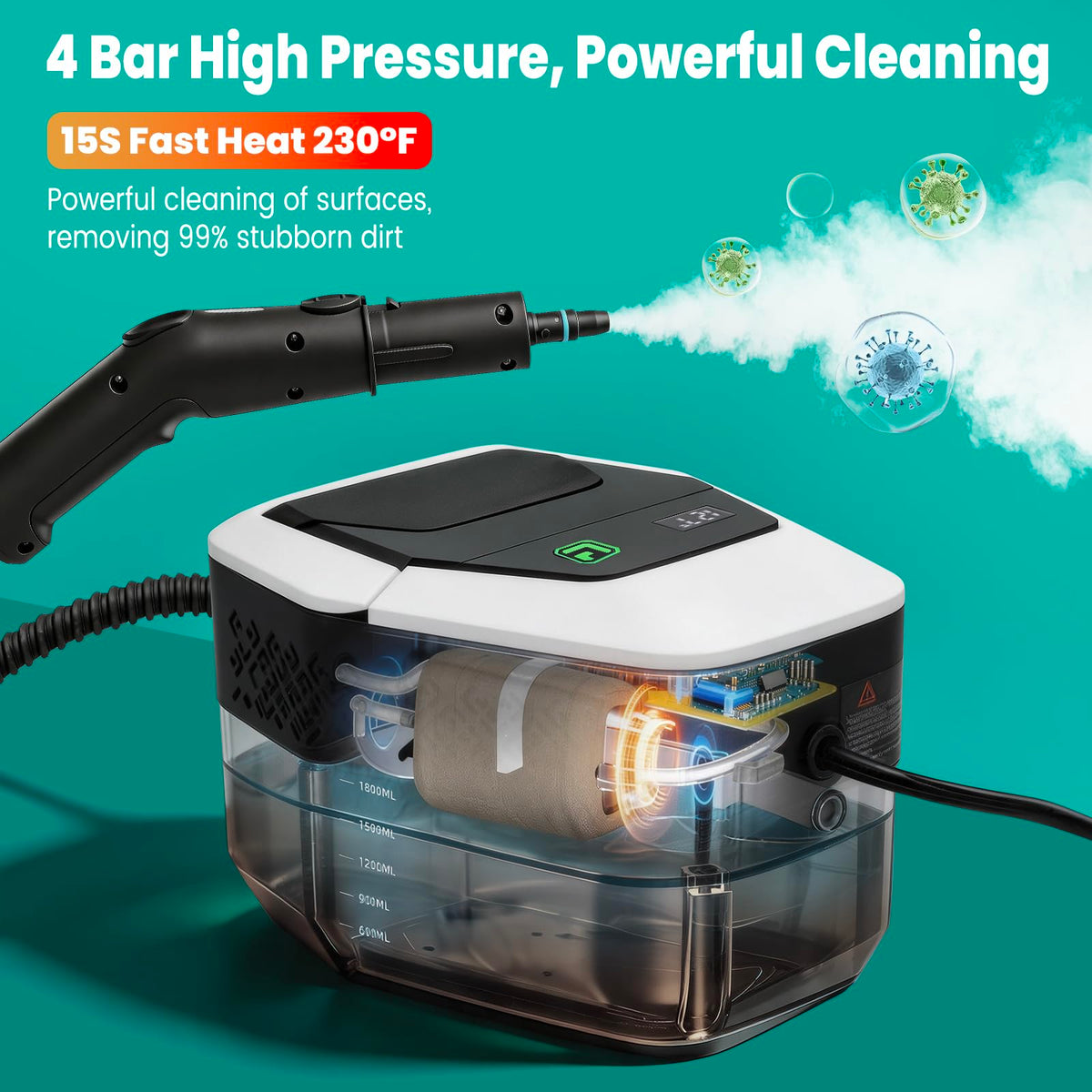 Portable Handheld Steam Cleaner X20997