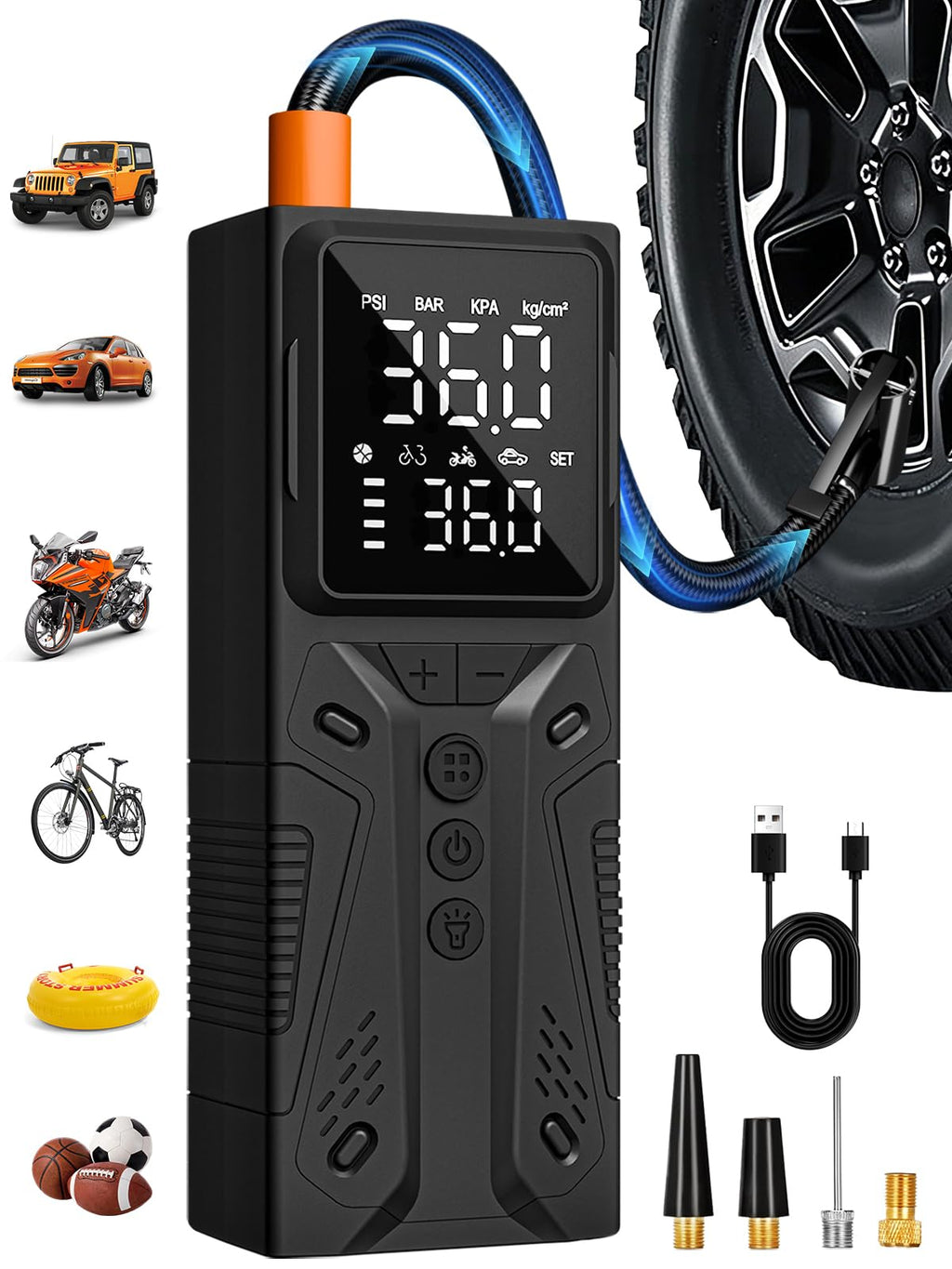 Portable Air Compressor 150PSI Auto Shut-Off M702