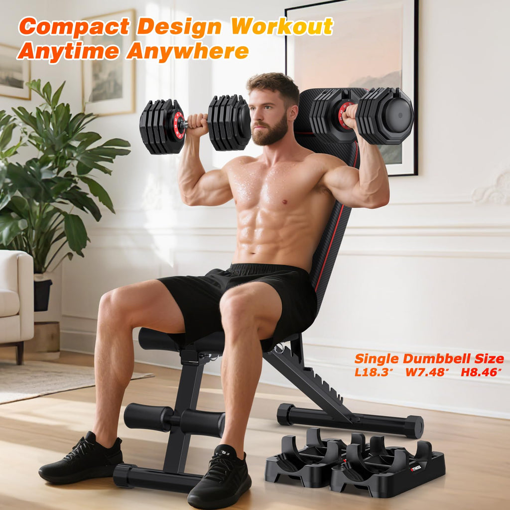 Adjustable Dumbbells Set of 2 E45675