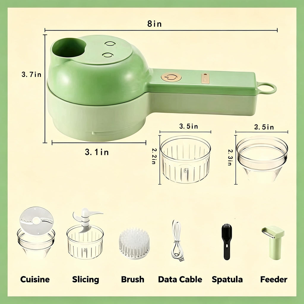 5-in-1 Electric Food Chopper and Slicer J6066
