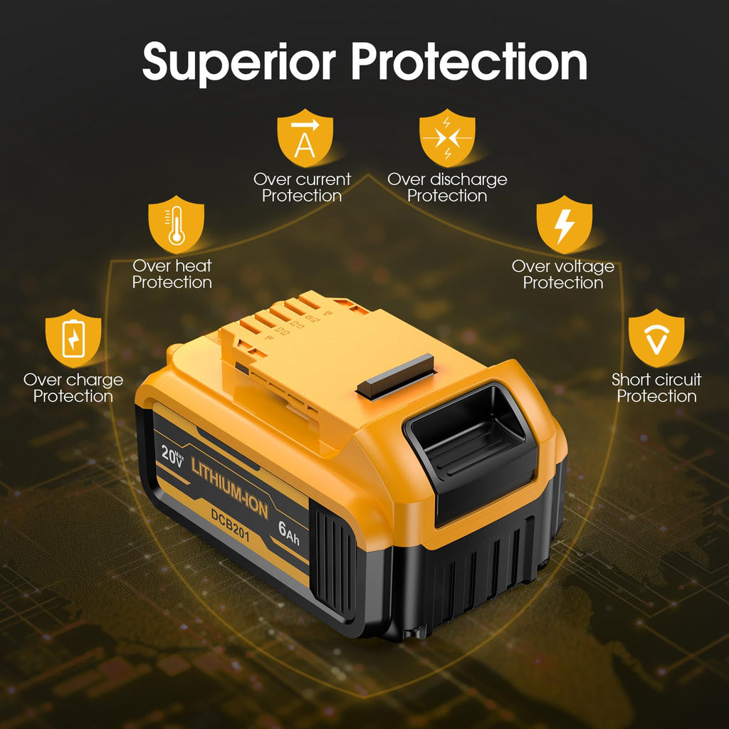 2 Pack 6.0ah Replacement Battery P817