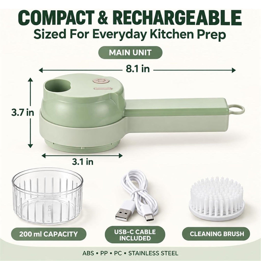 5-in-1 Wireless Electric Vegetable Chopper W859