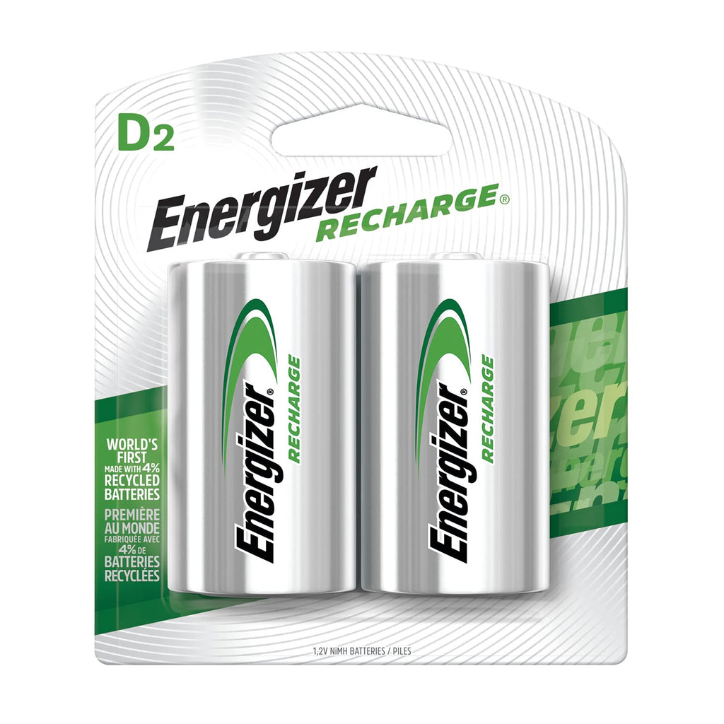 Rechargeable D Batteries 2 Pack B17283