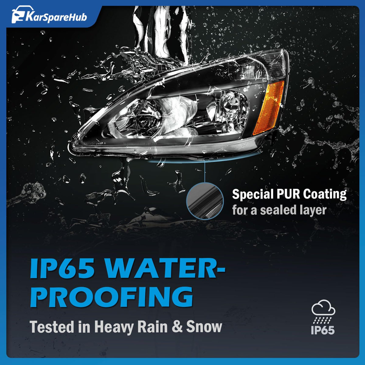 Halogen Headlights with Bulbs N54073