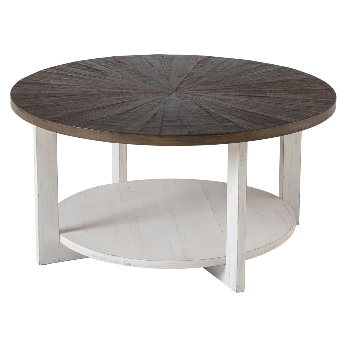 Round Farmhouse Coffee Table H7575