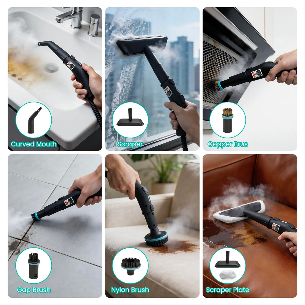 Portable Handheld Steam Cleaner X20997