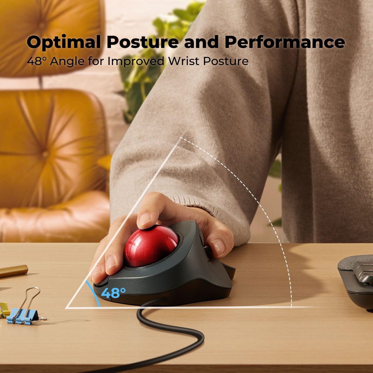 Ergonomic Trackball Mouse R59369
