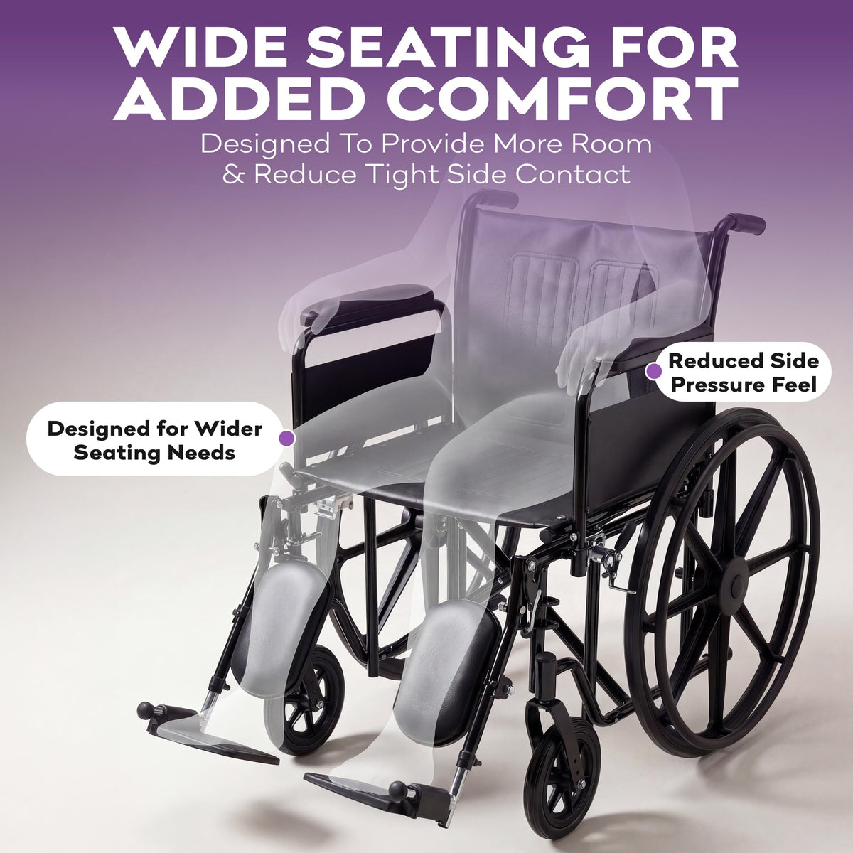 Heavy Duty Bariatric Wheelchair 700lb 30” Seat Width P80597