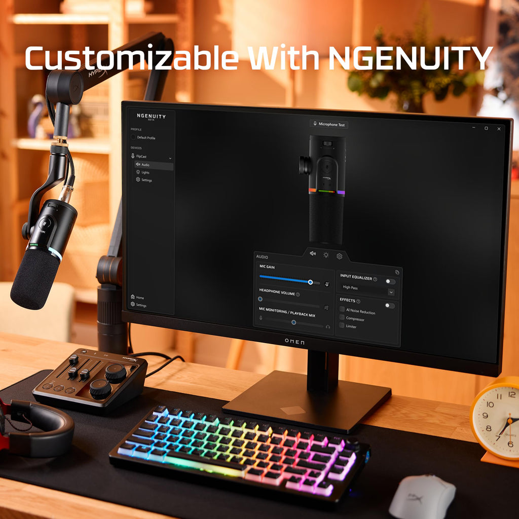 Black XLR USB Dynamic Microphone Z699