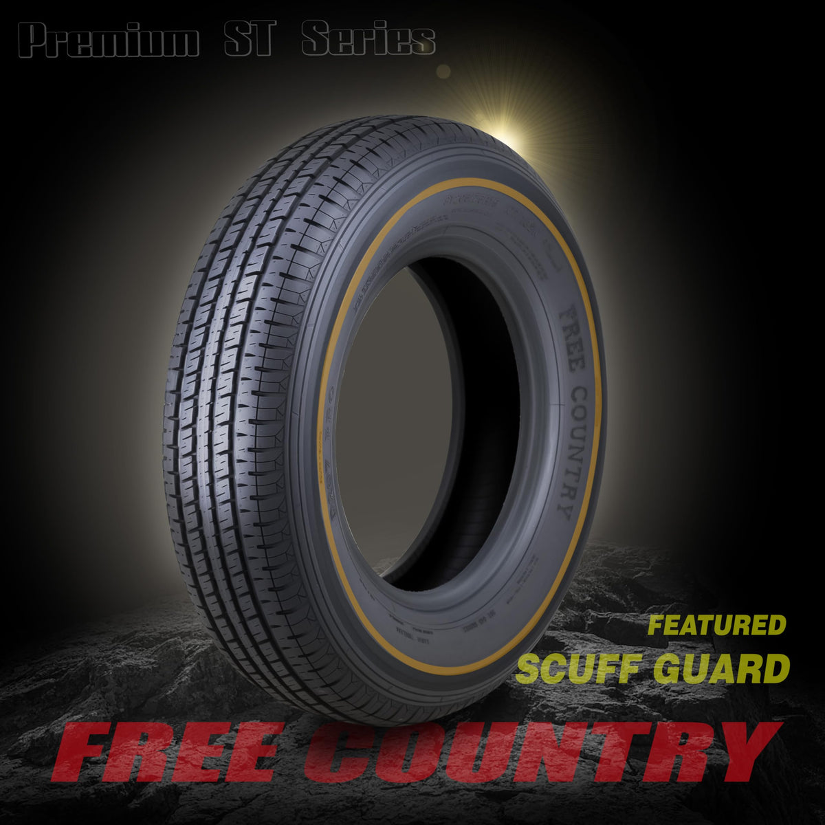 2 Premium Trailer Tires ST205/75R14 8PR LR D Y6087