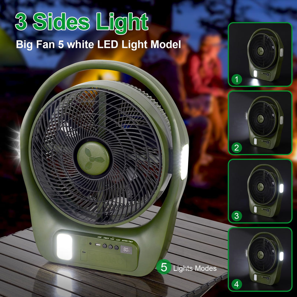 45000mAh Battery Operated Camping Fan O86384