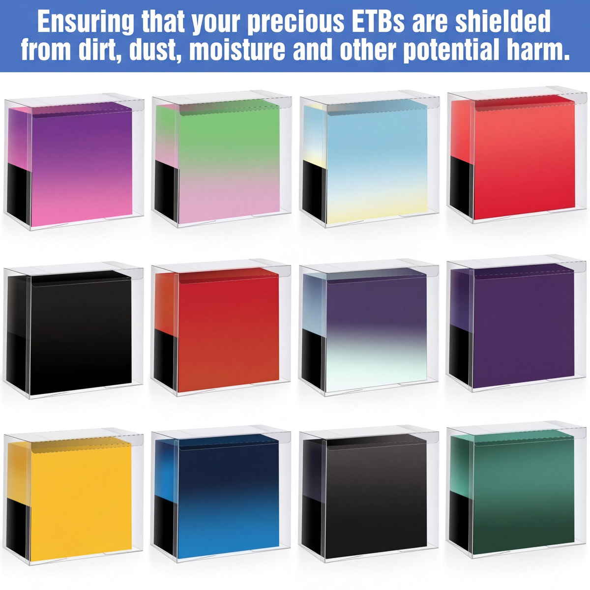 12 Pack Clear Cases E220