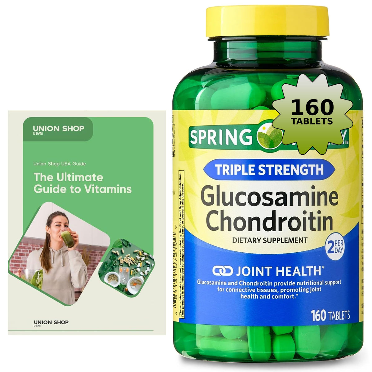 Triple Strength Glucosamine Chondroitin 160 Tablets O5490