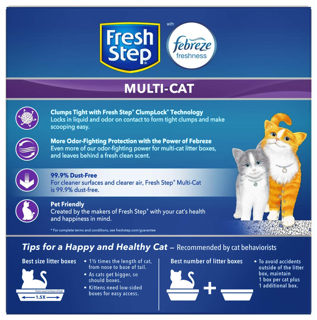 Clumping Cat Litter Multi-Cat Odor Control 14 lbs Pack of 2 K762