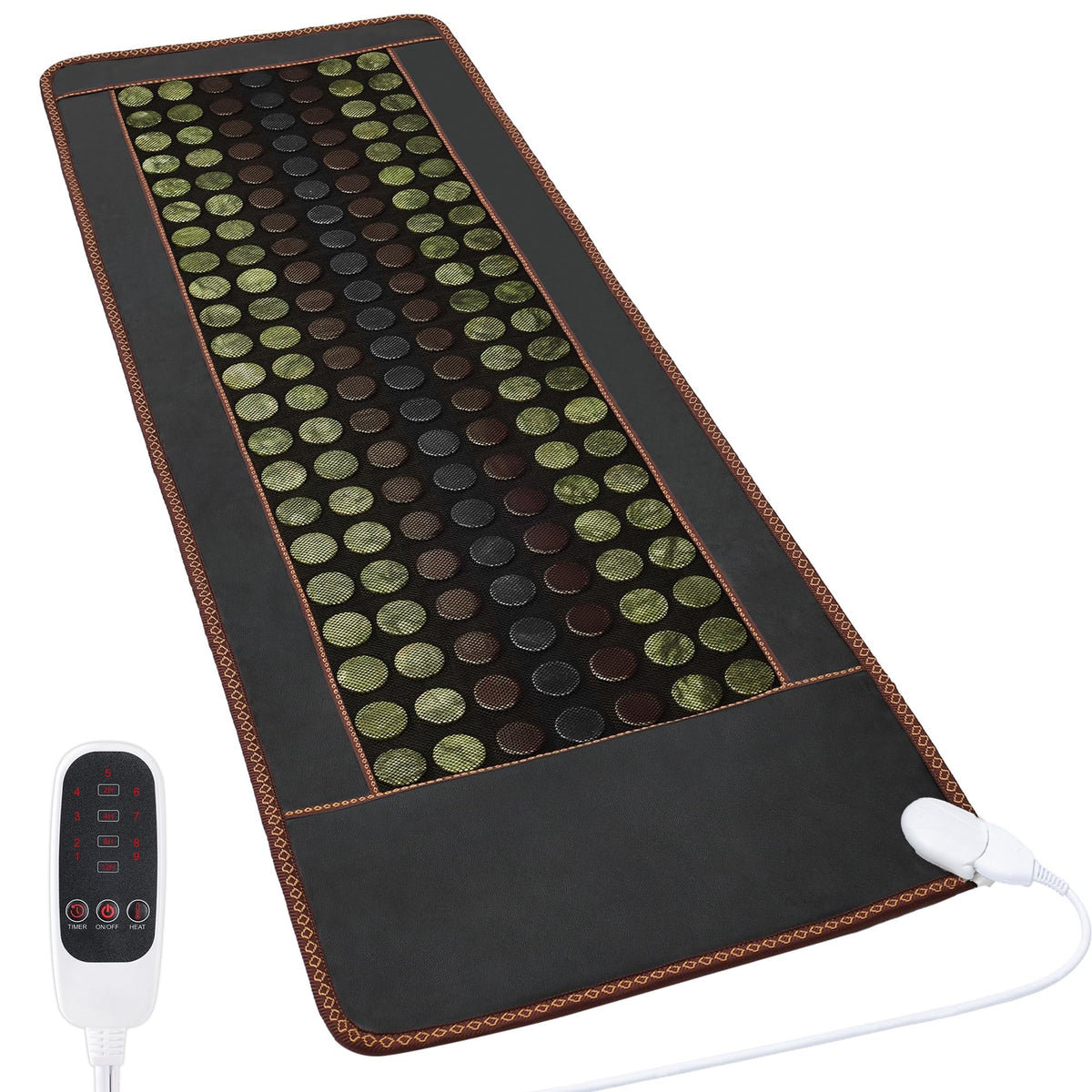 Far Infrared Jade and Tourmaline Electric Heating Pad 72" X 24" P940192