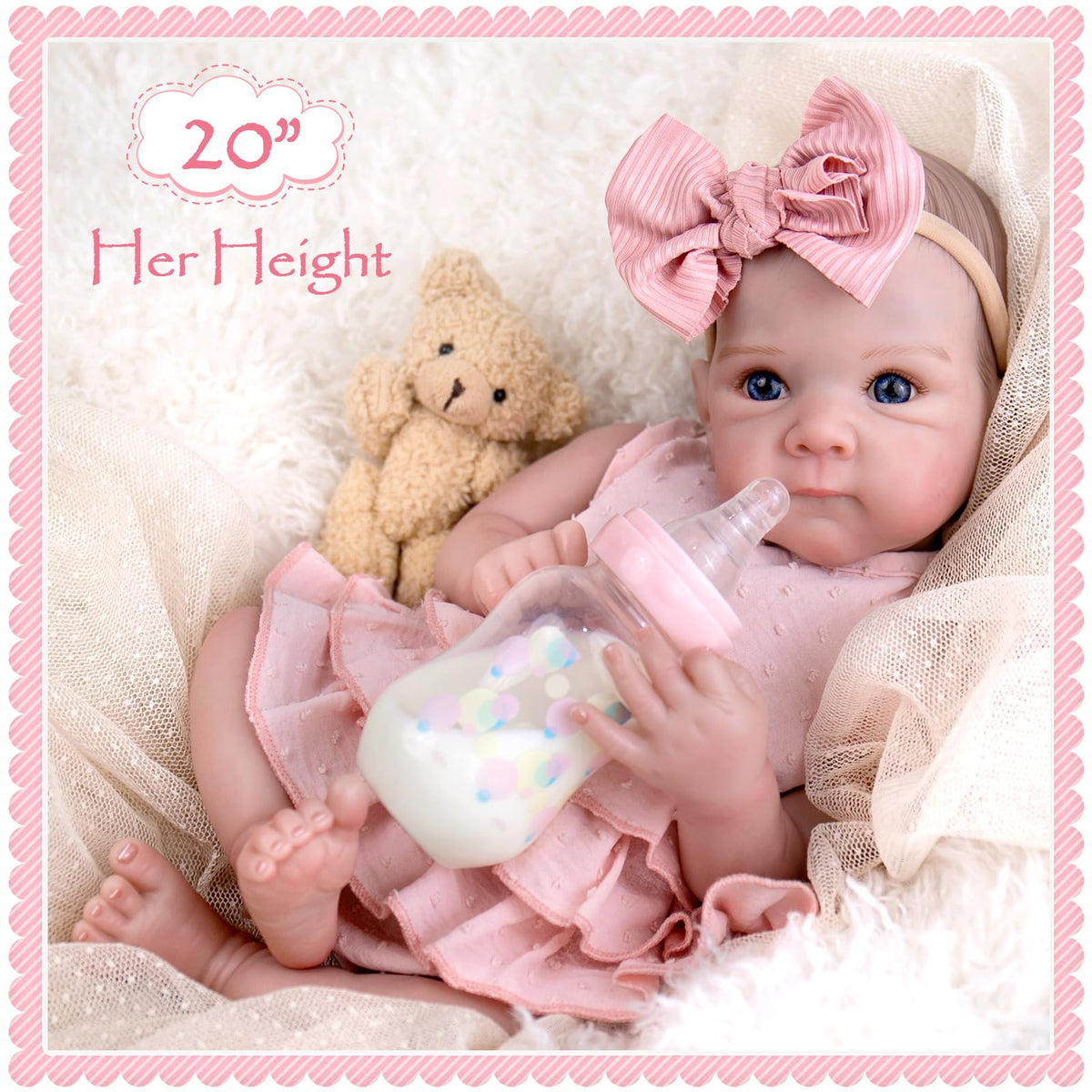 Reborn Baby Dolls with Poseable Limbs R73175