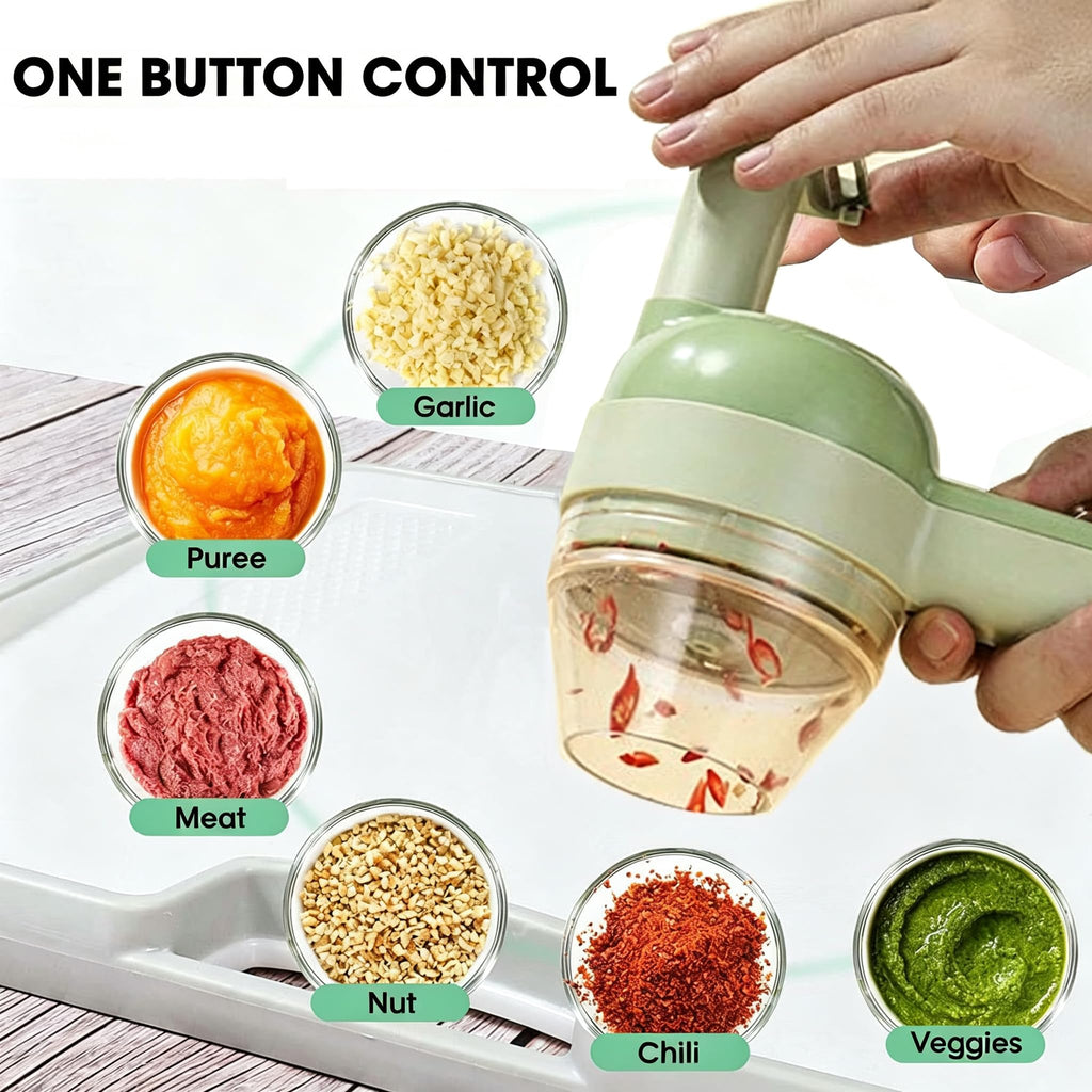 5-in-1 Electric Food Chopper and Slicer J6066