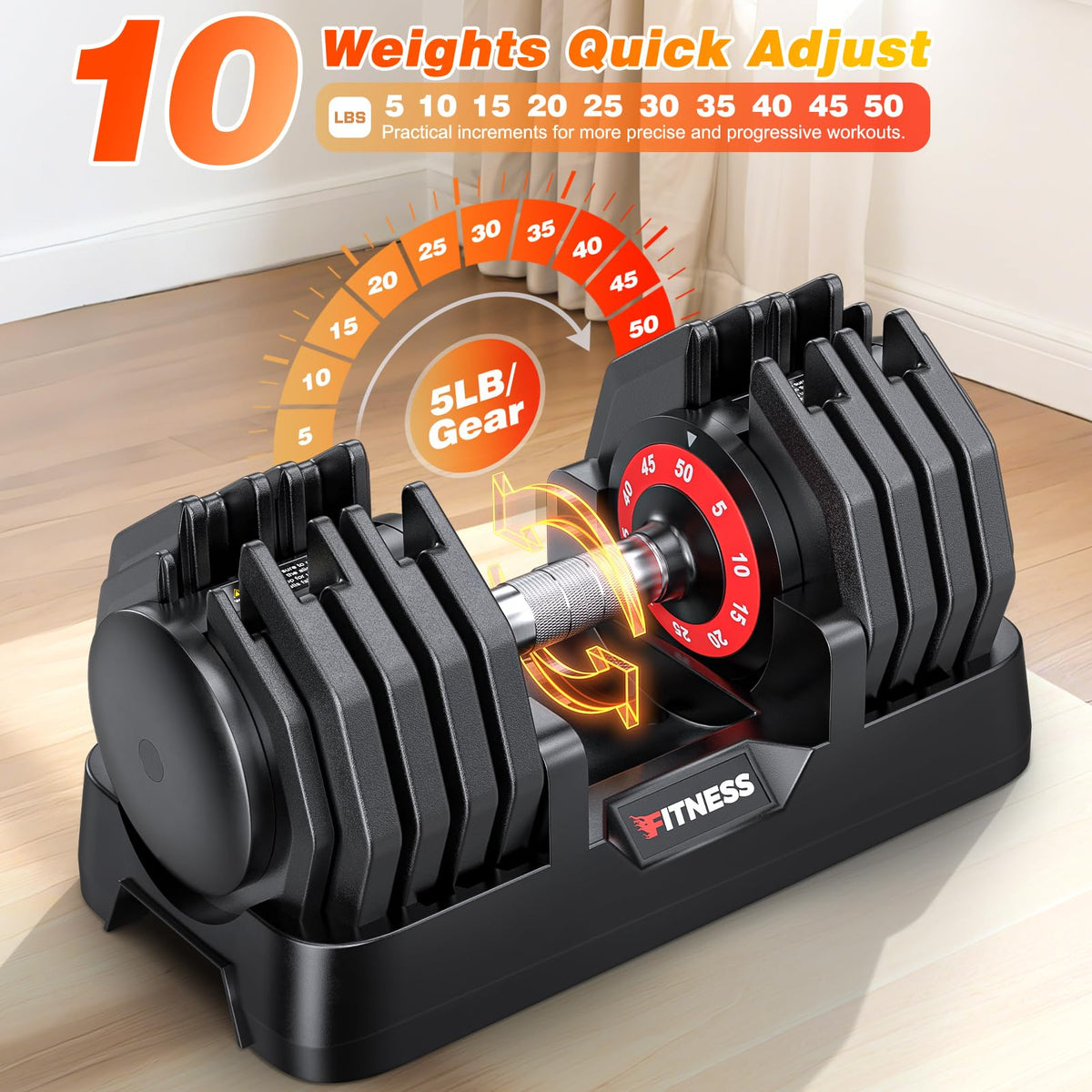 Adjustable Dumbbells Set of 2 E45675