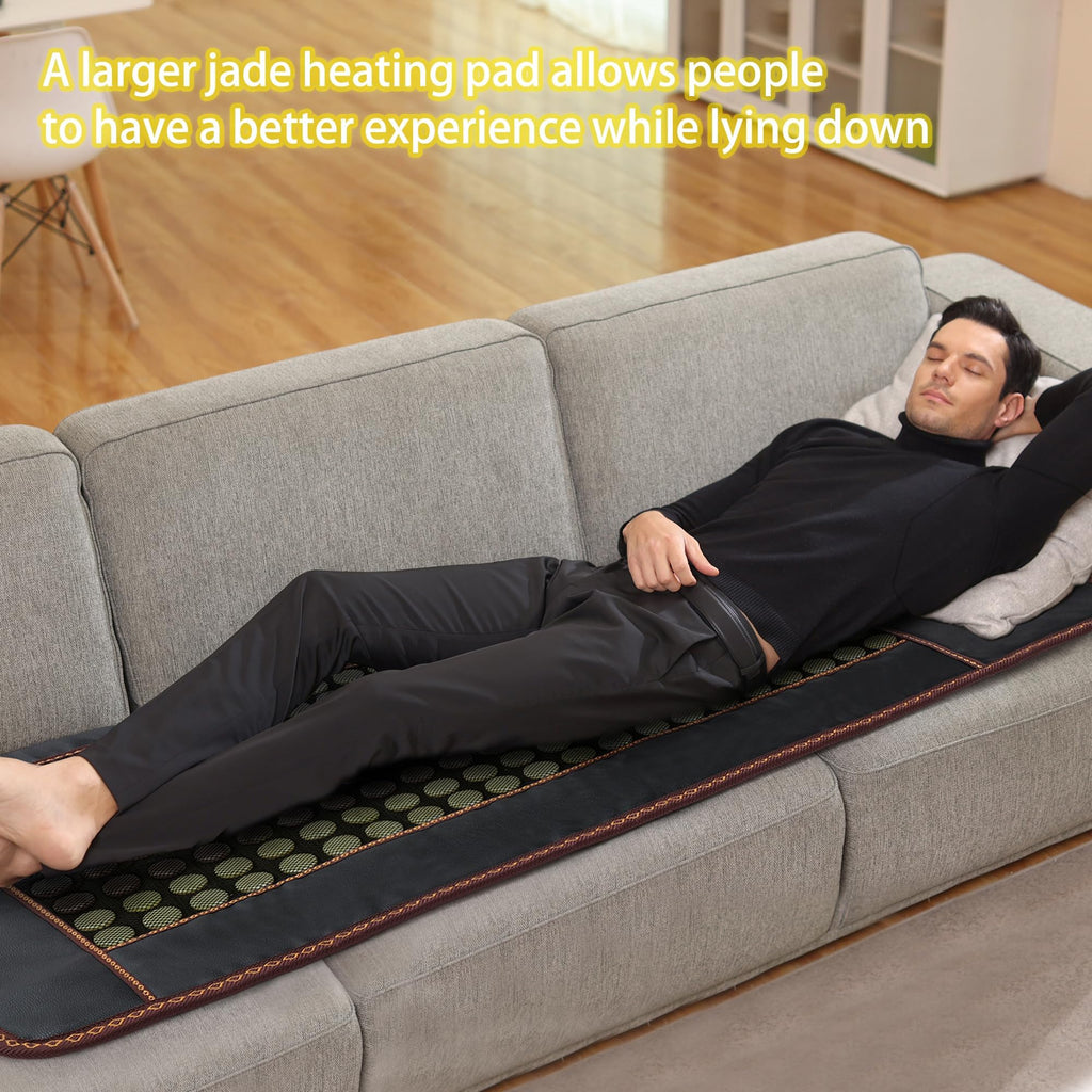 Far Infrared Jade and Tourmaline Electric Heating Pad 72" X 24" P940192