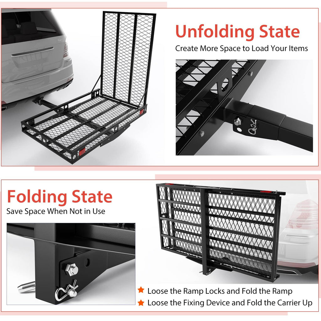 Hitch Cargo Carrier with Ramp X26479