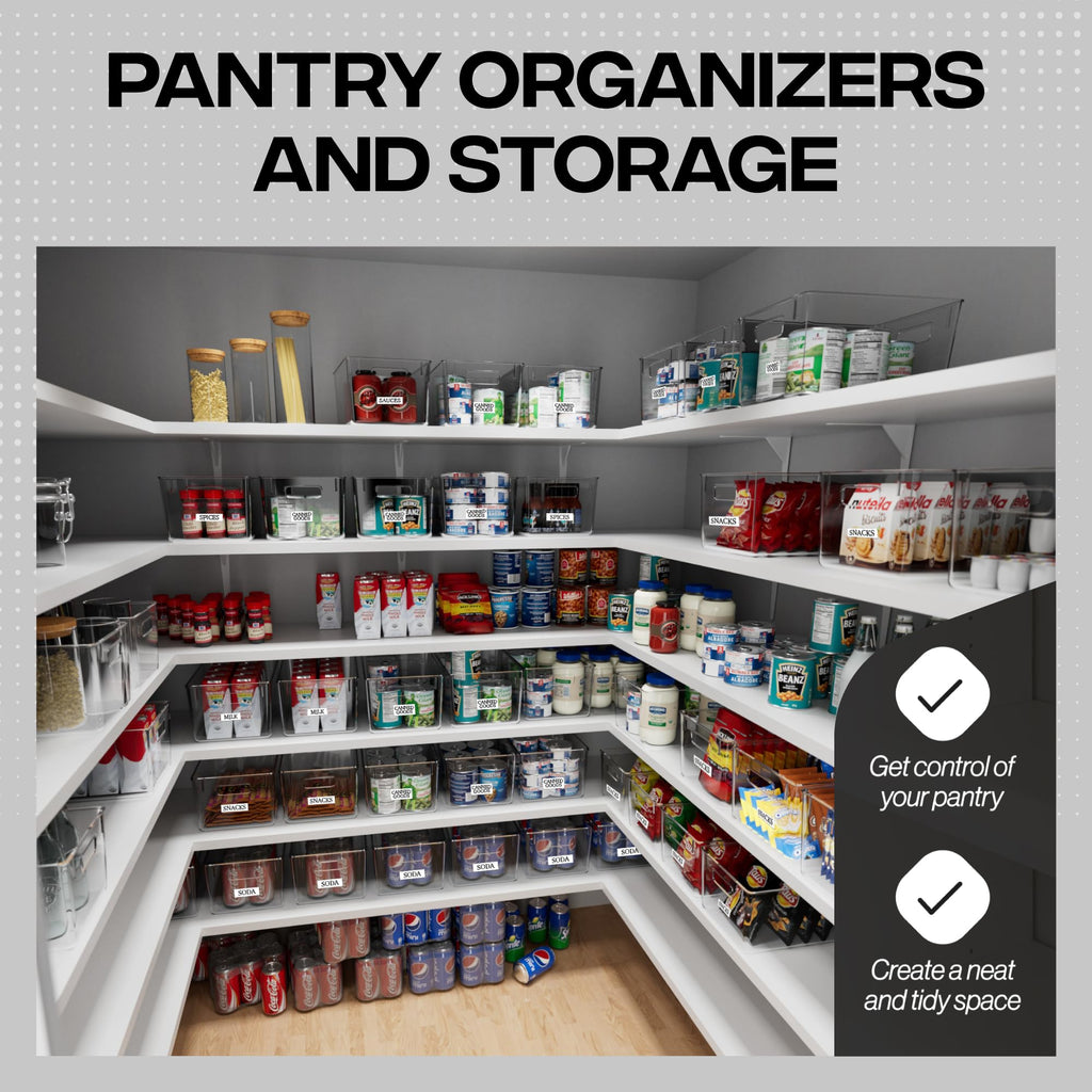 Clear Plastic Storage Bins C81655